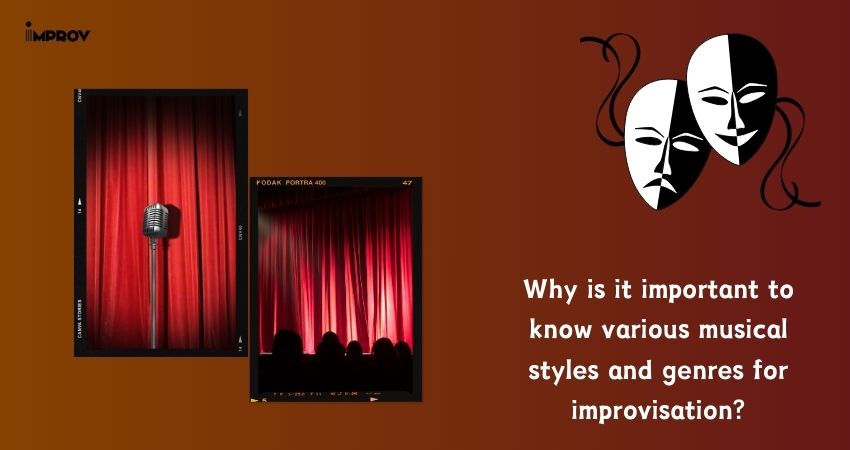 Why is it important to know various musical styles and genres for improvisation